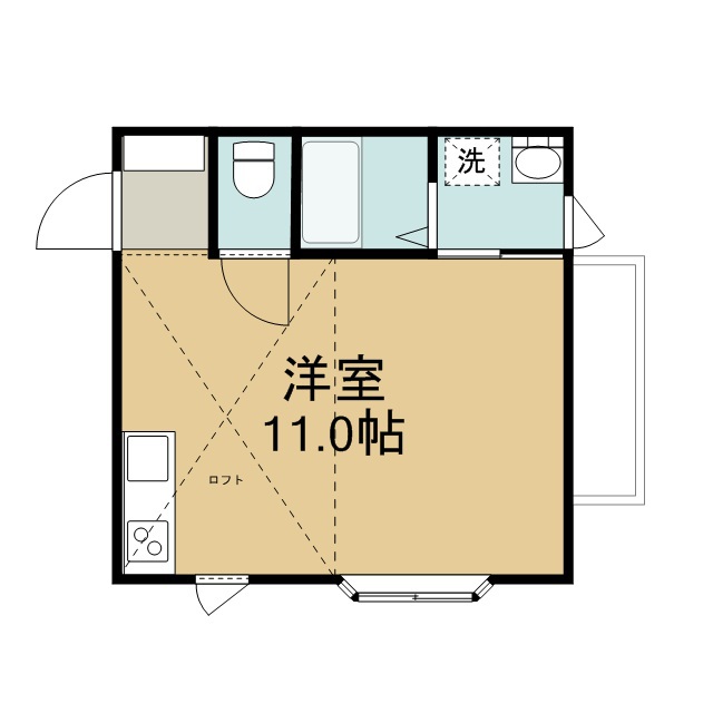 山田荘１号 間取り