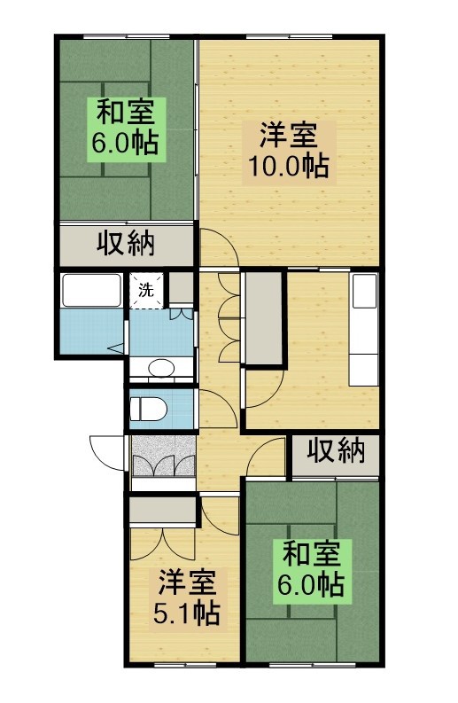 テレパレス総社町 間取り