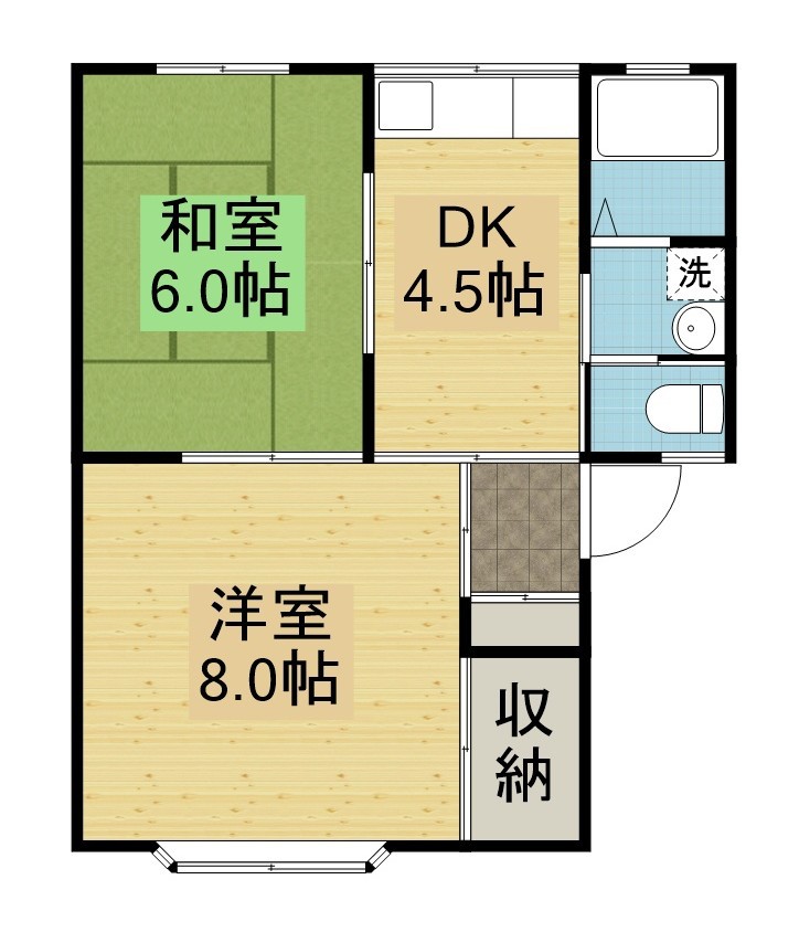 クレール仁井田 間取り