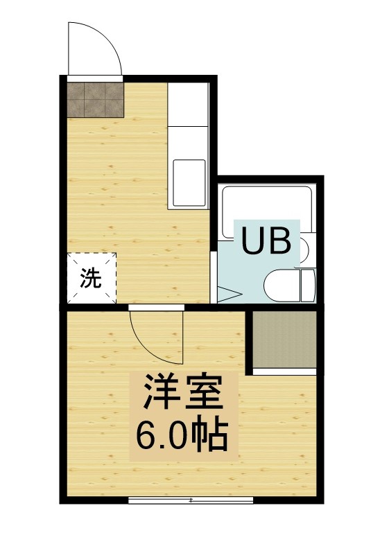 コーポ旭川 間取り