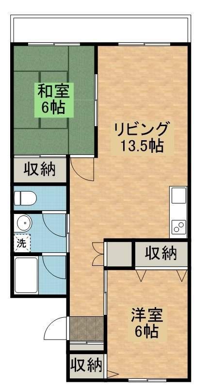 グリーンマンションⅡ 間取り