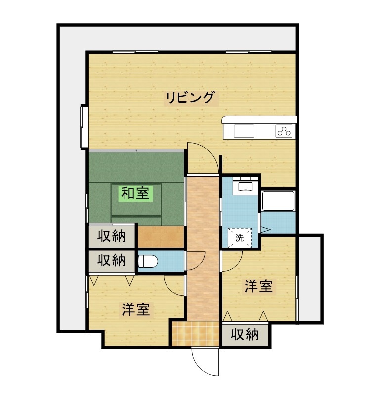 チサンマンション山王南 間取り