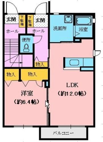 Ｋ－２ 間取り