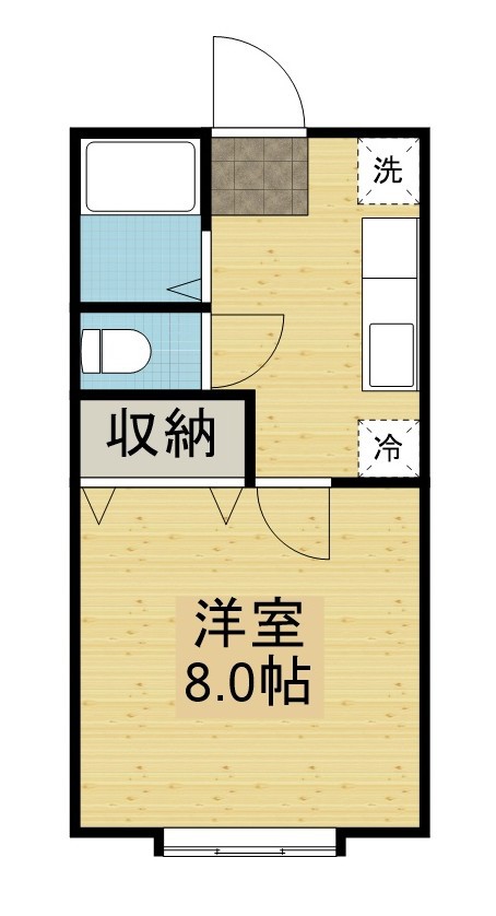 ハイツ陽明Ⅱ 間取り