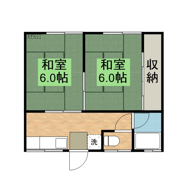 渡部アパート 間取り
