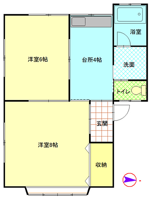 アーバンティＳ’Ｋ 間取り
