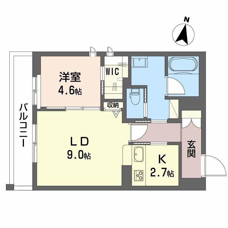 フォルビート八橋 間取り