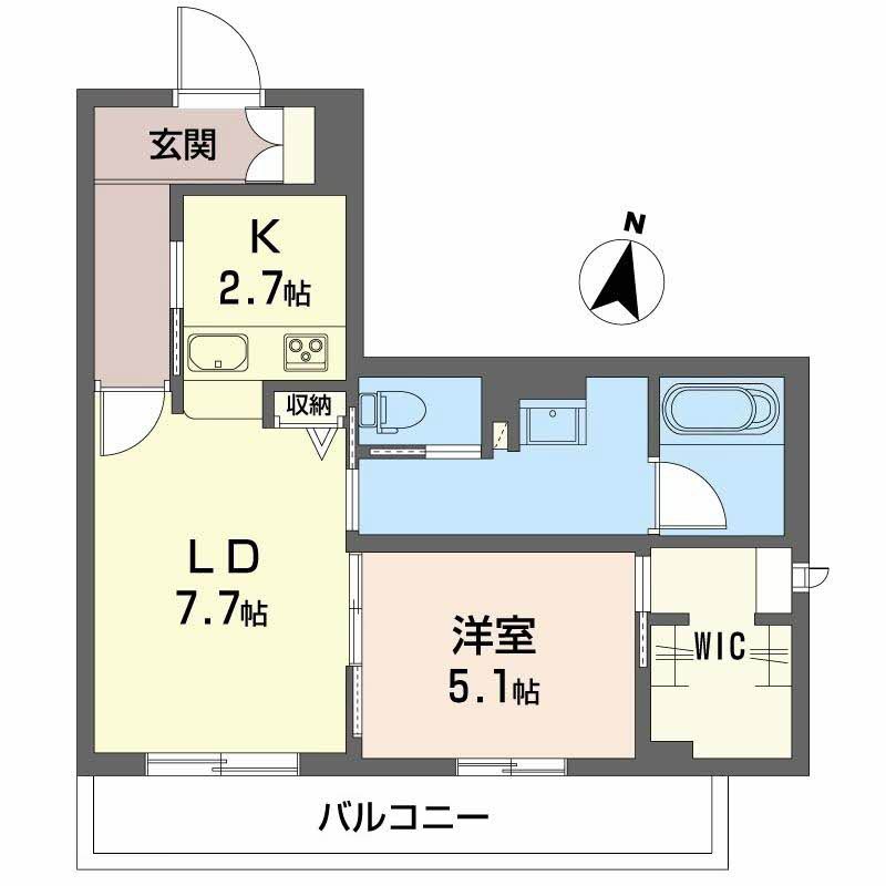 フォルビート八橋 間取り