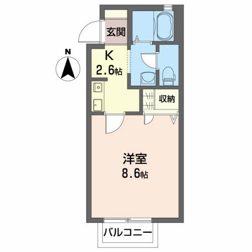 シャンドール東通 間取り