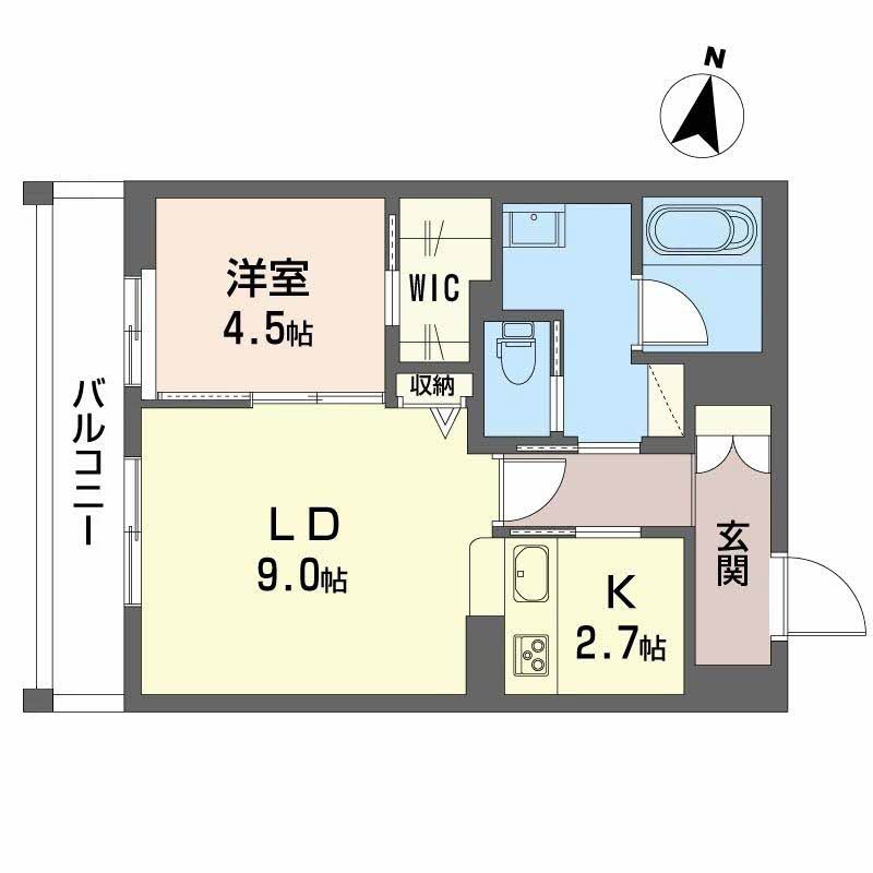 フォルビート八橋 間取り
