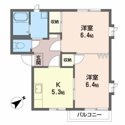 カーサ如月 間取り