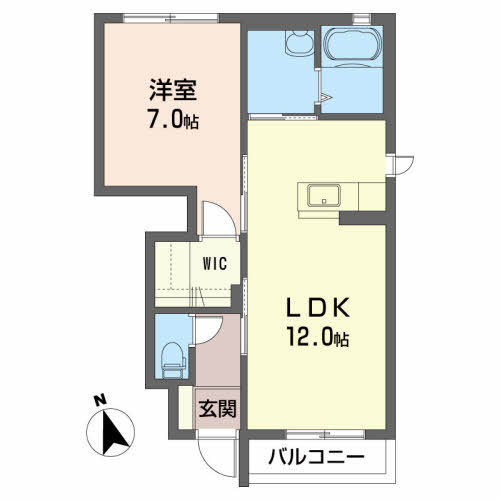 ブランフルールＡ 間取り