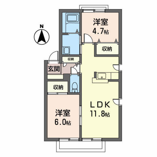 リバティハウスⅡ 間取り