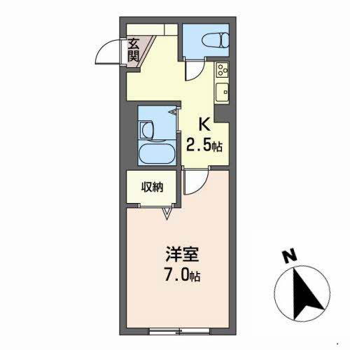 シェラトン開和町 間取り