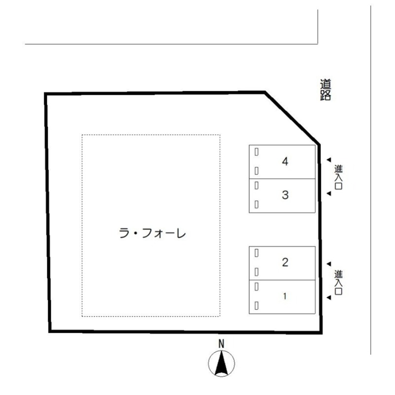 ラ・フォーレ 地図（共通）
