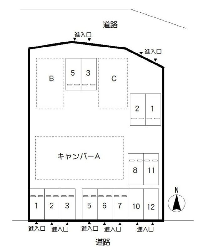キャンバーＡ 地図（共通）