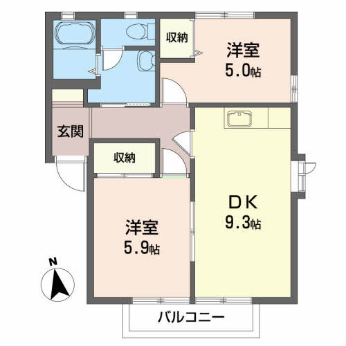 サイレントヒルズＡ 間取り
