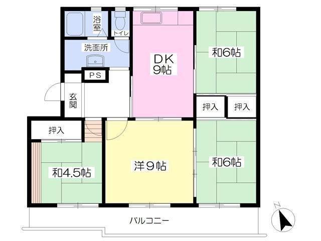 リアンⅠ棟 間取り