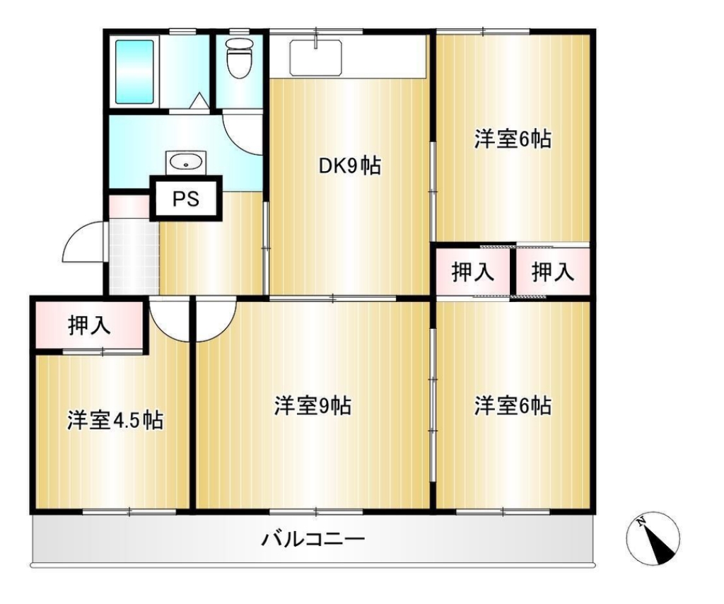 リアンⅠ棟 間取り