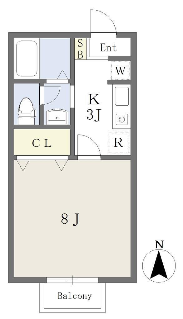 セジュール東通 間取り