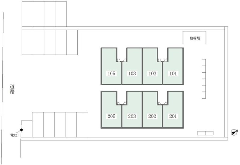 セジュールＫＡＺＵ 地図（共通）