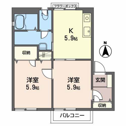 グランソレイユＣ 間取り