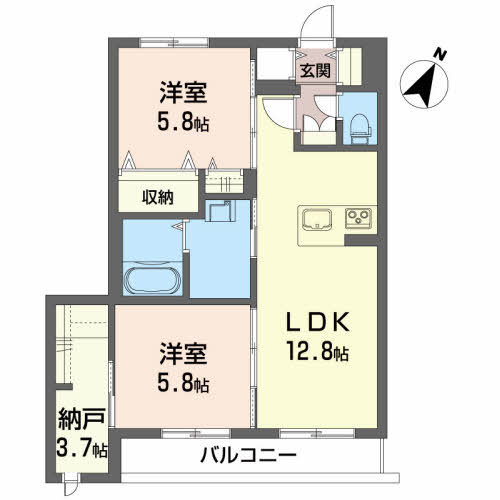 メゾンマスト川尻 間取り