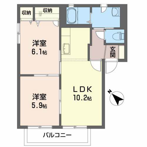 ヴェルドミール御所野Ａ 間取り