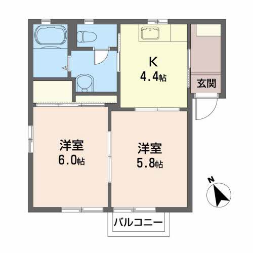 ドリーム仁井田Ａ 間取り