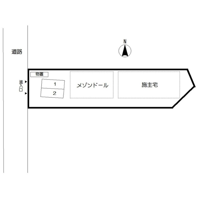メゾンドール 地図（共通）