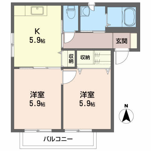 キャンバーＡ 間取り