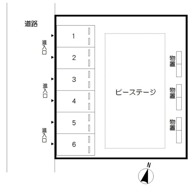 ピーステージ 地図（共通）