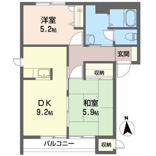 ボナールＡ 間取り