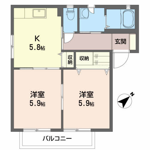 ルミエールＢ 間取り