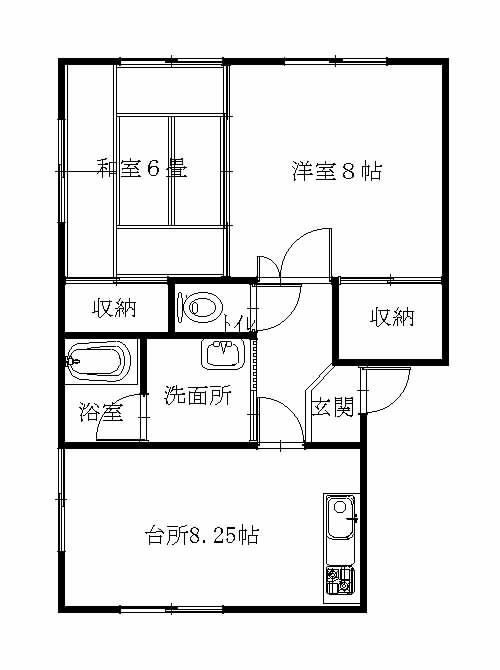 メゾンドプロヴァンスしらさぎの丘 間取り
