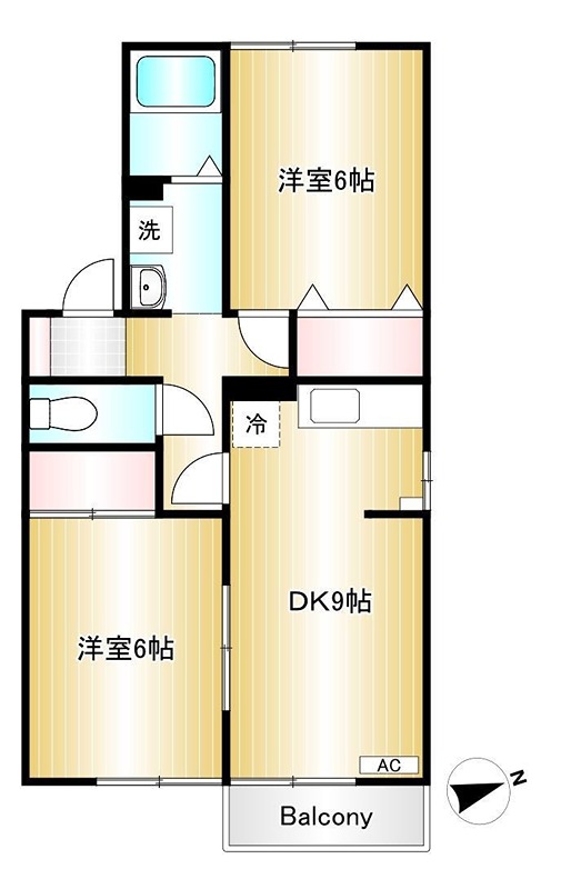 秋田県秋田市桜１丁目 間取り