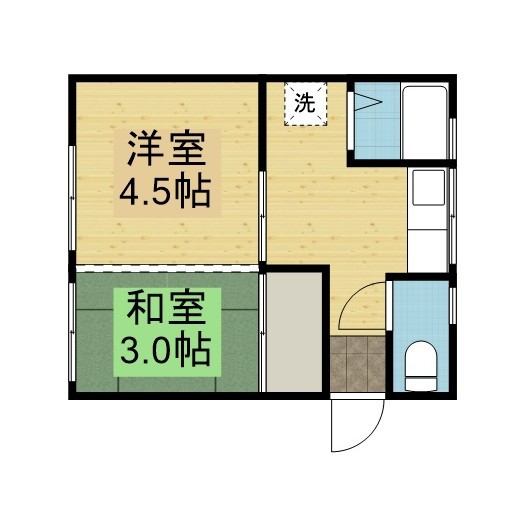 コーポ栄 間取り