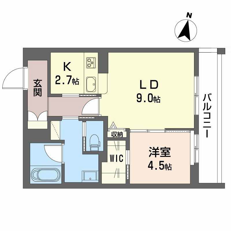 フォルビート八橋 間取り
