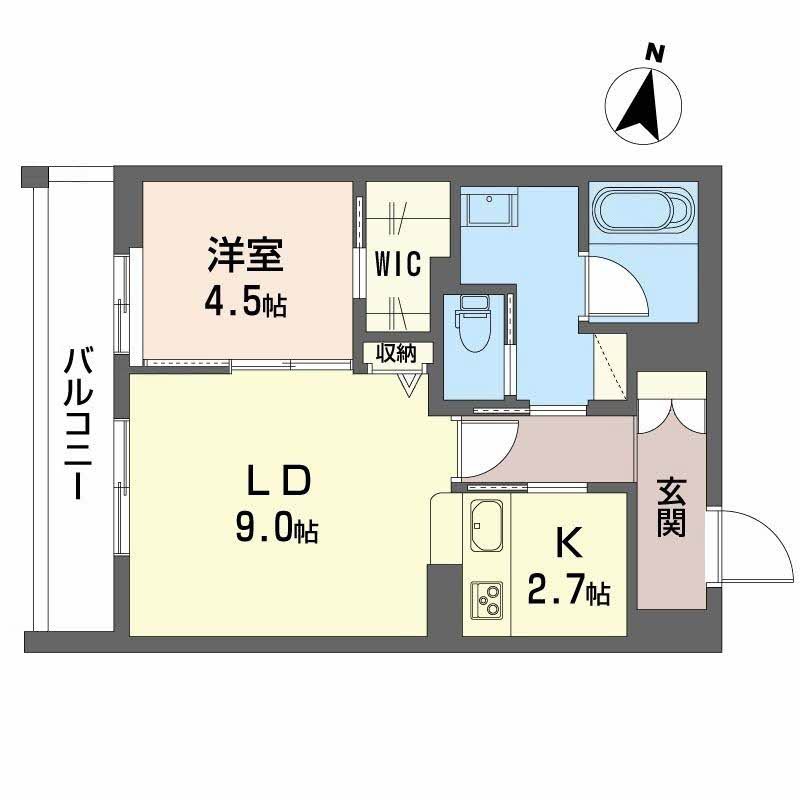 フォルビート八橋 間取り