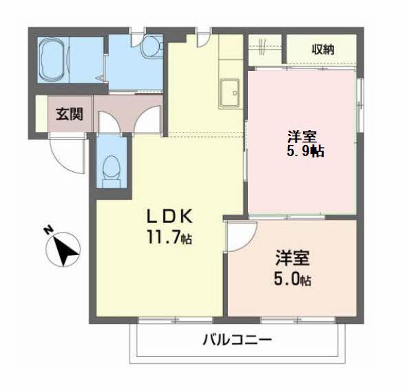 シャーメゾン日吉Ａ 間取り