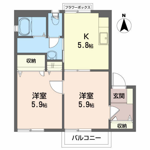 グランソレイユＡ 間取り