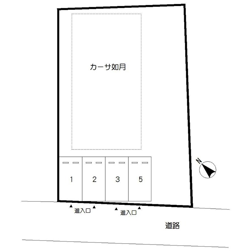 カーサ如月 地図（共通）