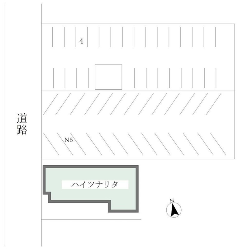 ハイツナリタ 地図（共通）