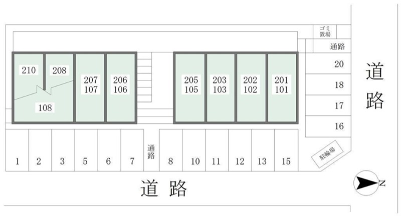 セントグレース 地図（共通）