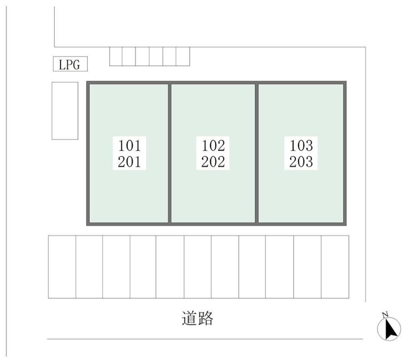 セジュール港南 地図（共通）