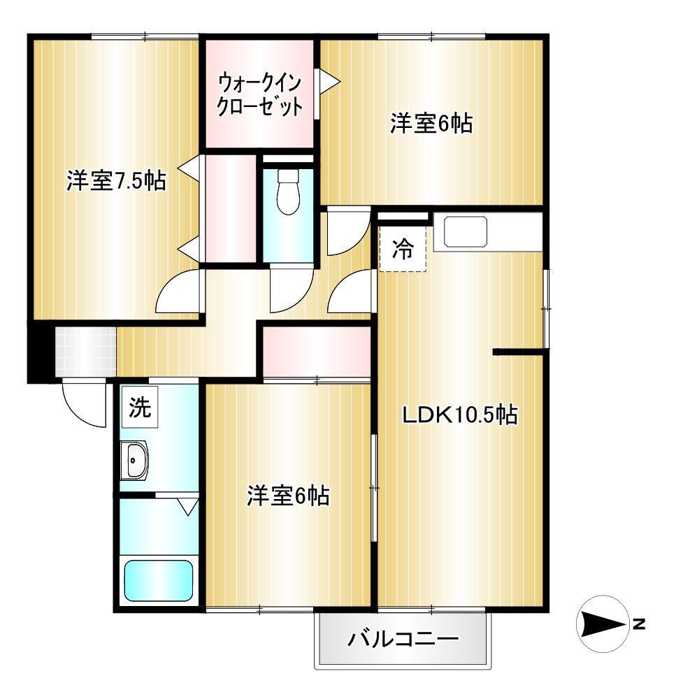 ロイヤルガーデン泉Ａ 間取り