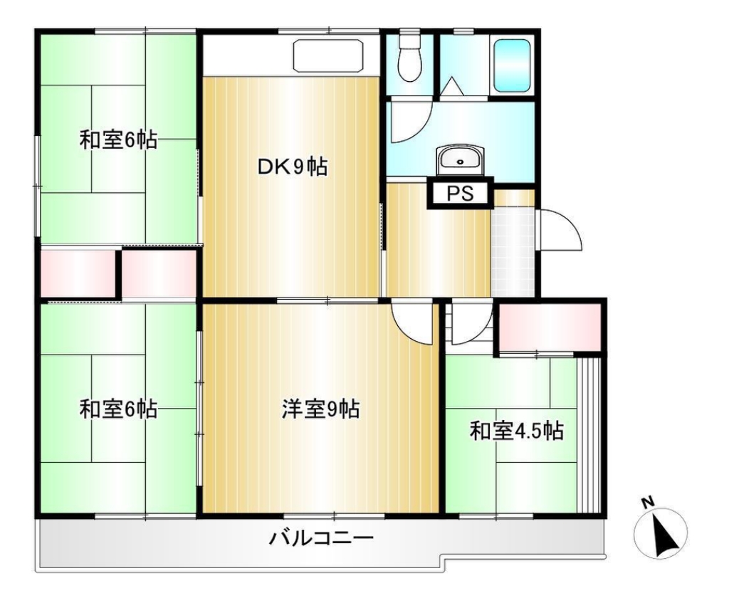 リアンⅡ棟 間取り