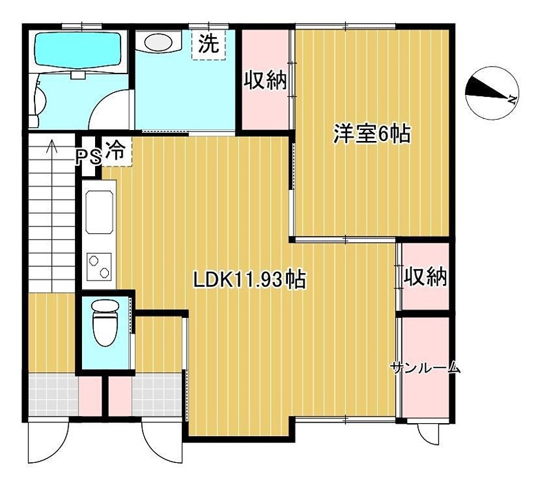 秋田県秋田市仁井田本町３丁目 間取り