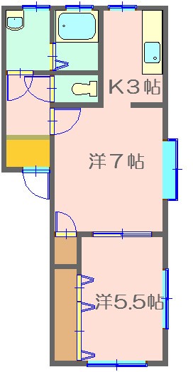 コーポシャインＡ 間取り