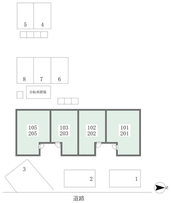 セジュール将軍野 地図（共通）